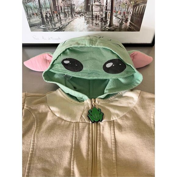Star Wars‎ Baby Yoda (Grogu) Zip Up Hoodie - Kids - Picture 7 of 16
